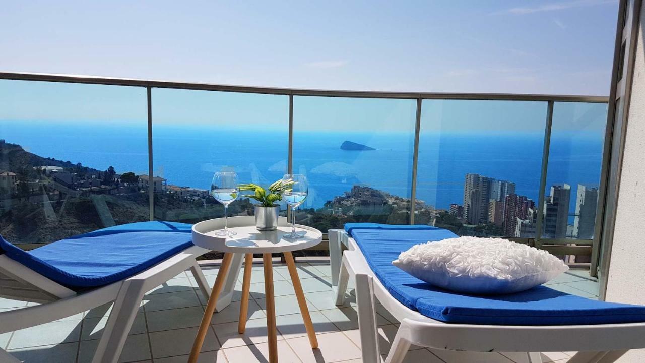 Highrise Apartment With Private Terrace & Sea Views - 34Th Floor Benidorm Exteriér fotografie